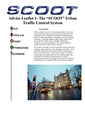 Advice Leaflet 1: The “SCOOT” Urban Traffic Control System