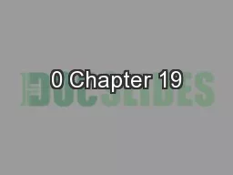 0 Chapter 19