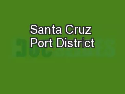 Santa Cruz Port District