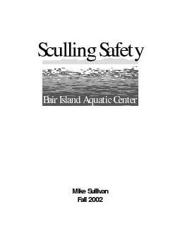Sculling Safety at BIACKnowledge and planning are the best tools for r