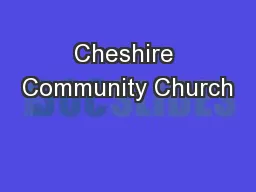 Cheshire Community Church