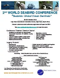 WORLD SEABIRD CONFERENCE