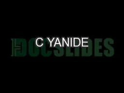 C YANIDE