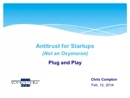 Antitrust for Startups