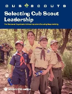 Your organization’s values and the mission of the Boy Scouts of A