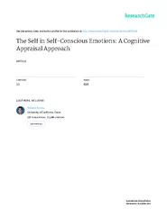 The Self in Self-Conscious EmotionsUniversity of British Columbia Rich