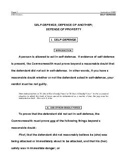 Instruction 9.260Page 2SELF-DEFENSE2009 Edition
