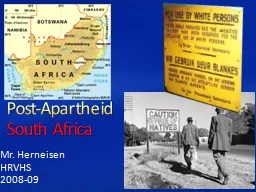 Post-Apartheid