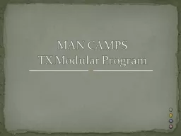 MAN CAMPS
