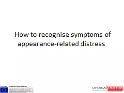How to recognise symptoms of