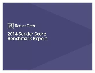 2014 Sender Score Benchmark Report