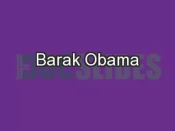 Barak Obama