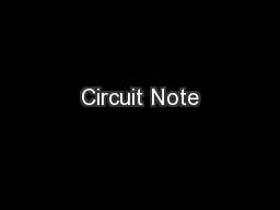 Circuit Note
