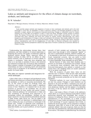 basecationsandstrongacidanions,aresensitivetoclimate