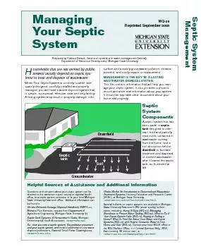 septic system has twobasic parts: a