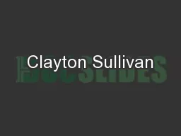 Clayton Sullivan