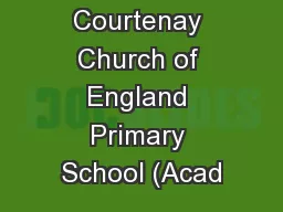 Archbishop Courtenay Church of England Primary School (Acad
