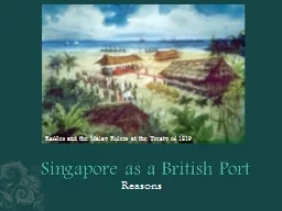 Singapore as a British Port