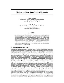 Shallowvs.DeepSum-ProductNetworks