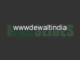 wwwdewaltindia