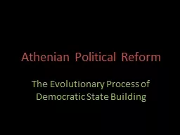 Athenian Political Reform