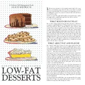 SINFULLY DELICIOUS LOWFAT DESSERTS A Diabetes SelfMana