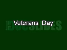 Veterans  Day