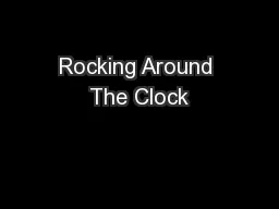 Rocking Around The Clock