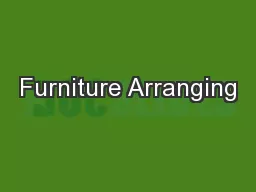 Furniture Arranging
