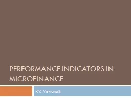 Performance indicators in