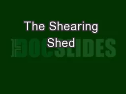 The Shearing Shed 