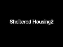 Sheltered Housing2