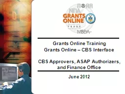 Grants Online Training