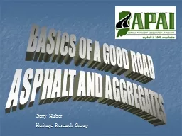 BASICS OF A GOOD ROAD