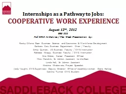 Internships as a Pathway to Jobs: