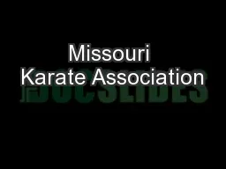 Missouri Karate Association