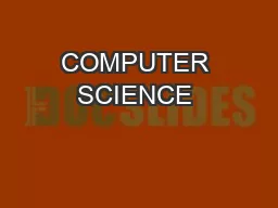 COMPUTER SCIENCE & ENGINEERING