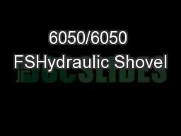6050/6050 FSHydraulic Shovel