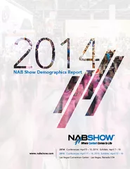 2014 NAB SHOW DEMOGRAPHICS REPORT