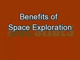 Benefits of Space Exploration