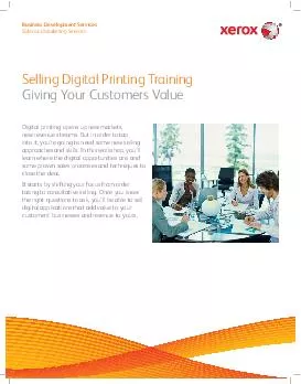 Selling Digital Printing Training Giving Your Customer