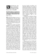 Journal of Philosophy and ScriptureVol. 3 Issue 2, page 25