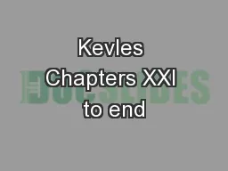 Kevles Chapters XXI to end