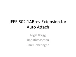 IEEE 802.1ABrev Extension for Auto Attach