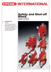 1.2.CONSTRUCTIONThe SAF safety and shut-off blockconsists of a valve b