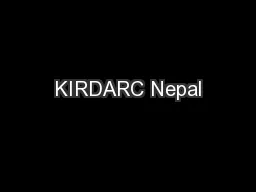 KIRDARC Nepal