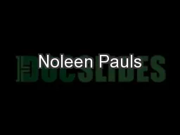 Noleen Pauls