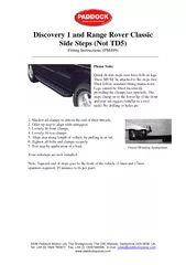 Discovery 1 and Range Rover Classic Side Steps (Not TD5)