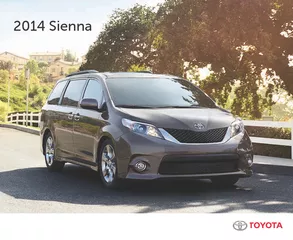 The 2014 Sienna, the new style of versatility.FRONT COVERPre-Dawn Grey