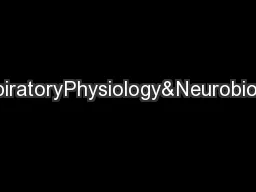 RespiratoryPhysiology&Neurobiology